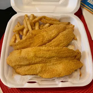 Catfish and fries