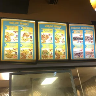 menus and prices