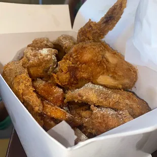 Wings and Sweet Potato Fries