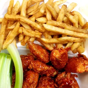 fries and celery