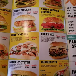 ramen and noodles, menu