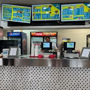 interior, pizza