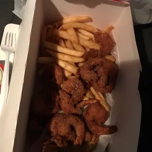 chicken wings and fried chicken, food