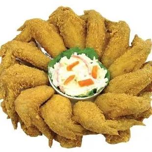 a platter of fish and chips