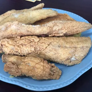 Mixed fried fish with rice !