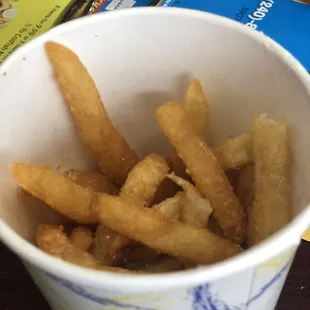 Fries with Chicago style lemon pepper seasoning! Yum