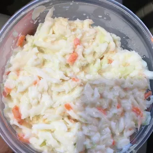 Nasty sour cole slaw