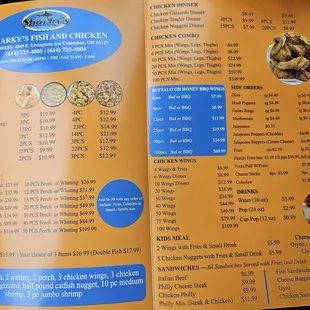 Middle menu