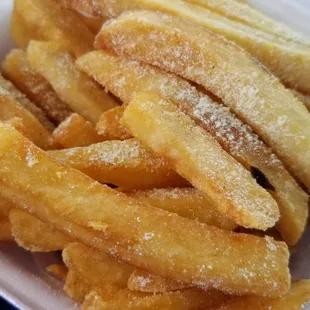 Crisp and flavorful fries.