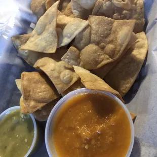 Homemade chips and salsa!