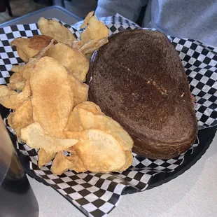 Reuben Sandwich, Ranch Chips. Very good and filling.