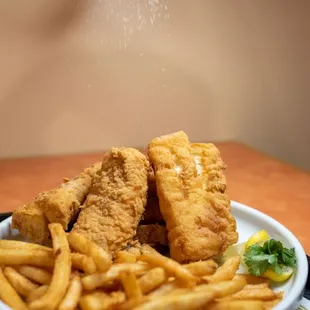 Three piece Alaskan cod