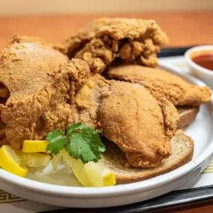 Four-piece boneless skinless chicken thighs