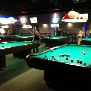 people playing pool