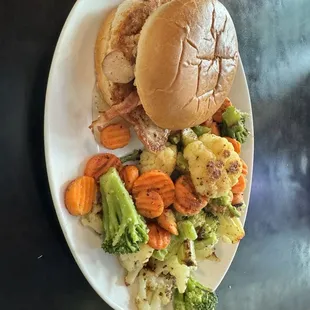 The Elvis with a chicken patty!