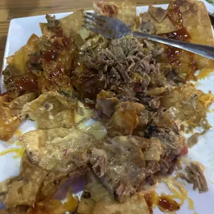 Pork nachos