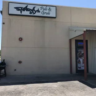 Side entrance