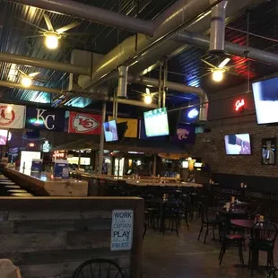 the interior of the restaurant