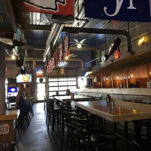 View from the bar