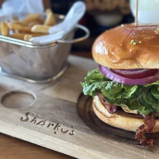 California Whitetip Shark Burger