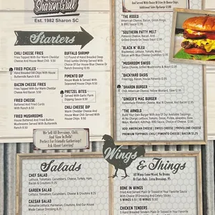 New menu, awesome food!  Very happy to have this place in Sharon!!  The owner is awesome.