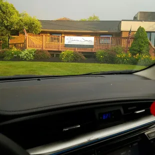 the view from the driver's seat