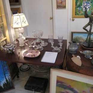 Sharon tries to create a at-home feel.