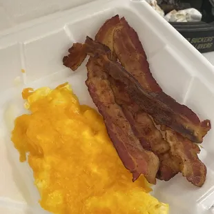 Bacon and eggs