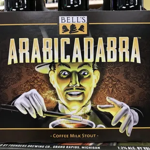 a bottle of arabica