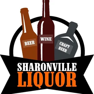 the logo for sharonville liquor