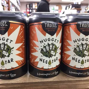 three cans of nugget nectar