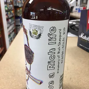 a bottle of wine