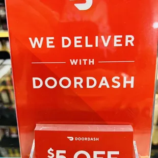 We Deliver with DoorDash