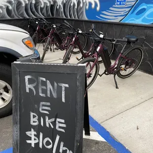 Bike rentals! Electrical!