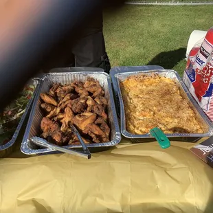 The Fried chicken and Mac n cheese were savory!