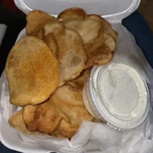 House made chips with ranch