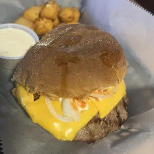 Steak sandwich with Cheese.. sooo good.