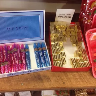 An alternative to the "it's a boy/girl" cigars