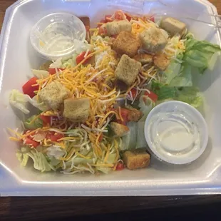 The house salad