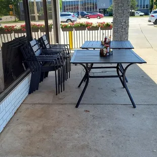 Great patio dining.
