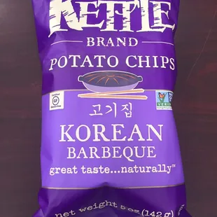 They have the korean BBQ flavor here!!!