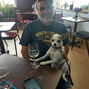 Our pups love the winery as well!