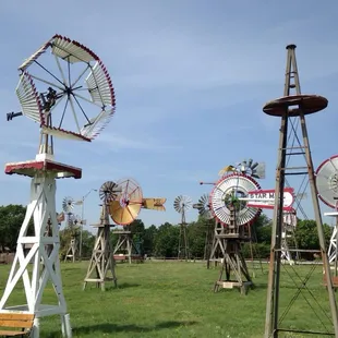 Windmill museum in Shattuck, OK