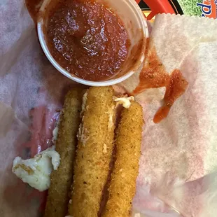 Fried Mozzarella Sticks