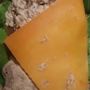 Told them my sandwich didn&apos;t taste right the cheese was crunchy and tasted bad and I was told it was cheddar was supposed to look like that