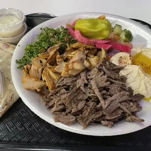 #3 Mixed Shawarma Platter