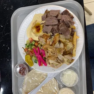 #3 Mixed Shawarma Platter