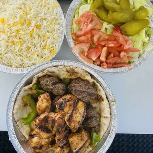 Mixed kabobs