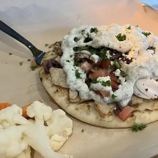 a plate of food