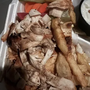 Halal Chicken Shawarma Platter
